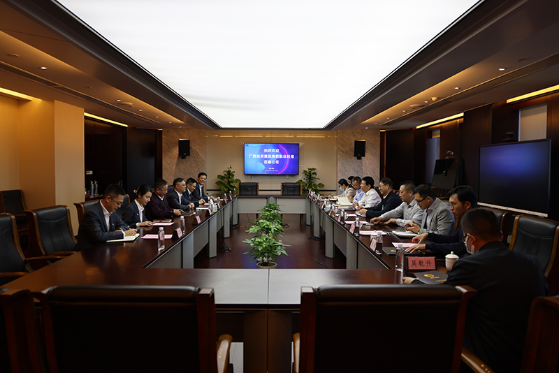 廣西投資集團(tuán)有限公司副總經(jīng)理焦明一行到訪(fǎng)冶金物資