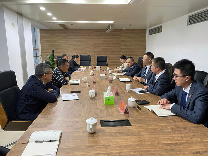 冶金物資赴北侖區區政府對接合作